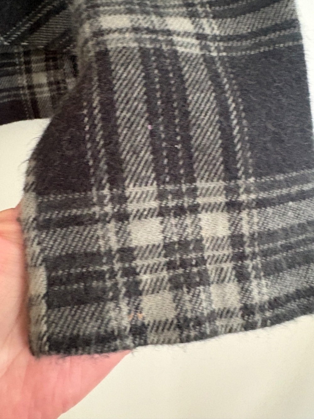 Vintage 1990s STEPS Flannel feel Blazer - Lightweight - Made in USA - Size M - Picture 7 of 14
